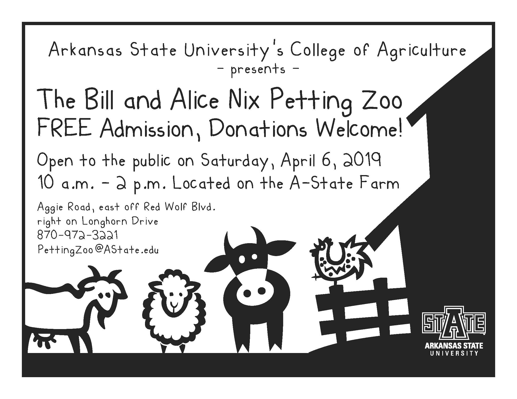 petting zoo open flyer S19